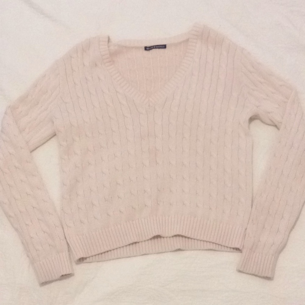 Brandy Melville baby pink Olsen sweater